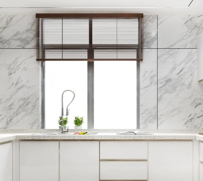 Backsplash marmer