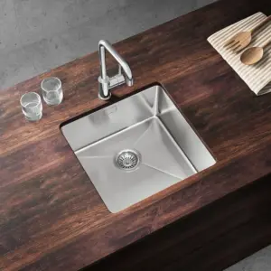 wastafel stainless steel